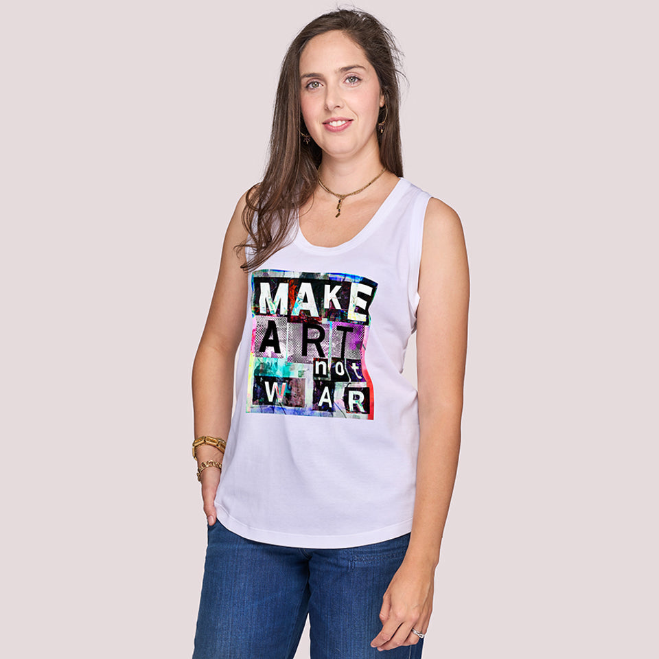 Suzi Roher The Lola Tank Top - Make Art Not War