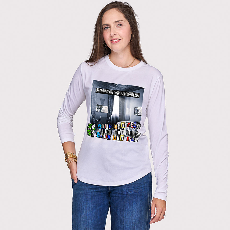 Suzi Roher The Catherine Long Sleeve Tee - Perfection is Boring