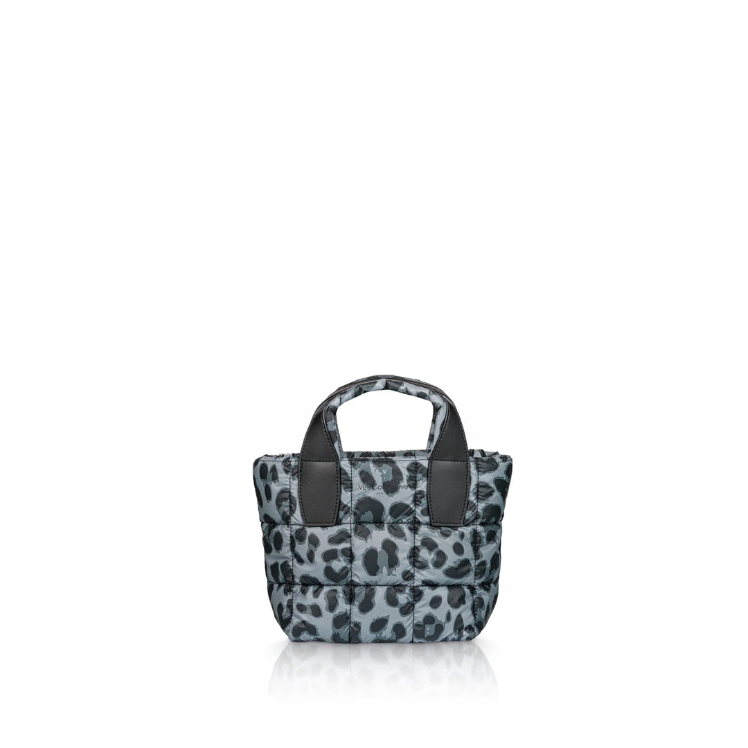 Vee Collective Porter Mini Tote Bag in Grey Leopard available at Barbara Katz