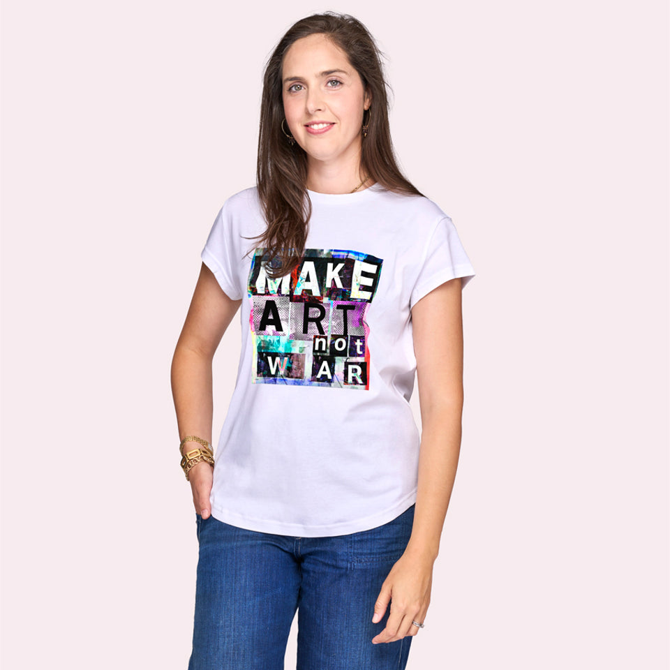 Suzi Roher The Karlie T-Shirt - Make Art Not War