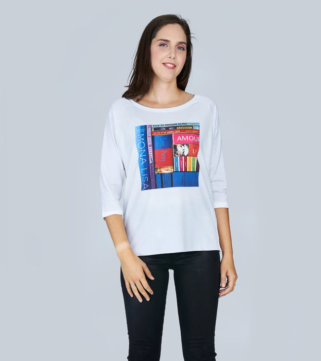 Suzi Roher The Bailey 3/4 Sleeve Tee  - Lucky Legs