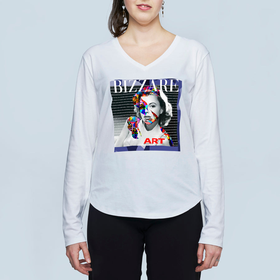 Suzi Roher The Victoria Long Sleeve Tee - Bizzare Art