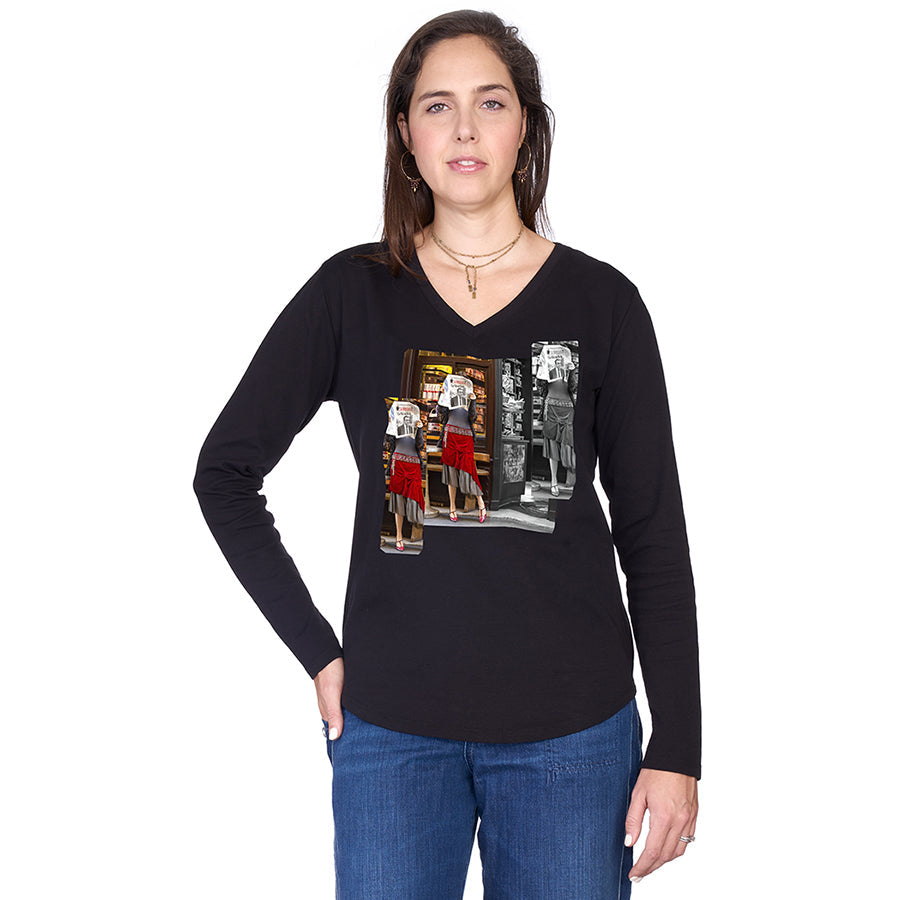 Suzi Roher The Victoria Long Sleeve Tee - La Vie Est Belle