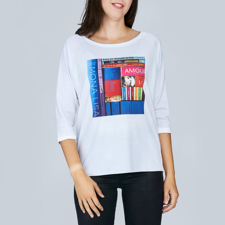 Suzi Roher The Bailey 3/4 Sleeve Tee  - Lucky Legs