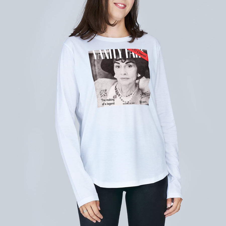 Suzi Roher The Catherine Long Sleeve Tee - Chanel