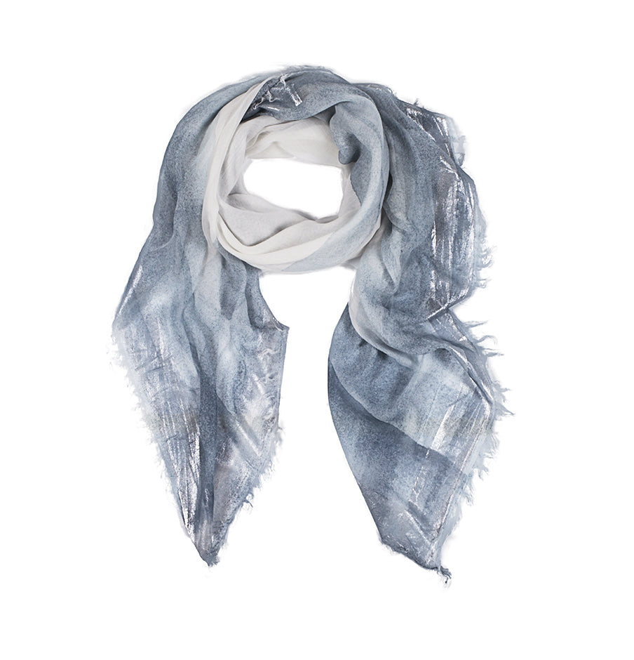 Suzi Roher Kim Heidi Mini Drops Scarf - Blue