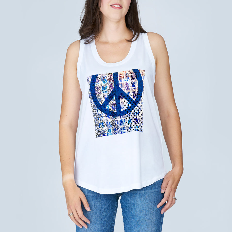 Suzi Roher The Lola Tank Top - Serenity