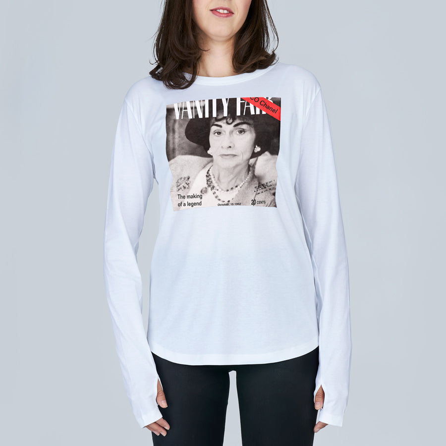 Suzi Roher Theo Extra Long Sleeve Tee - Chanel