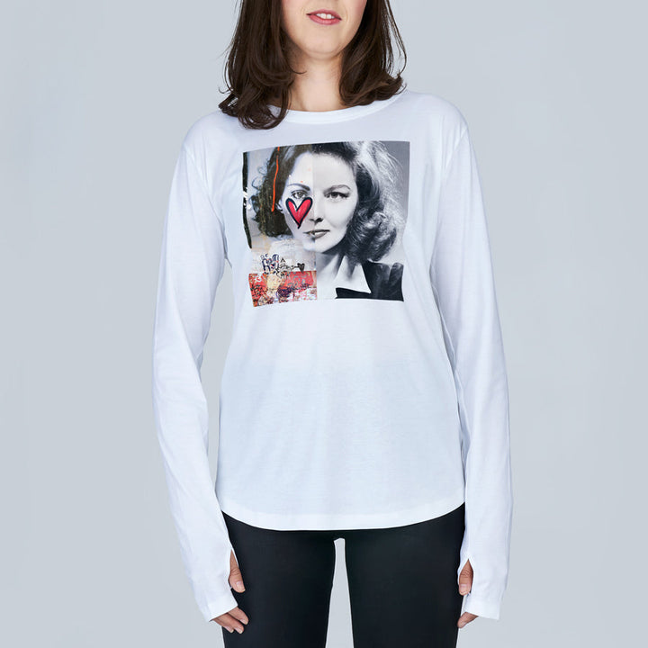 Suzi Roher Theo Extra Long Sleeve Tee - The Hepburns