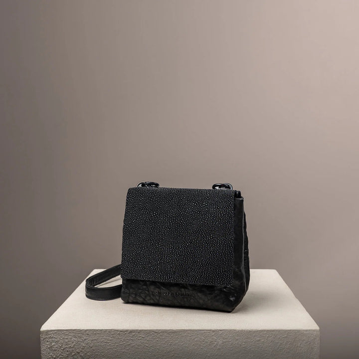 Daniella Lehavi Tutsi Mini Bag in Dazzle Black available at Barbara Katz