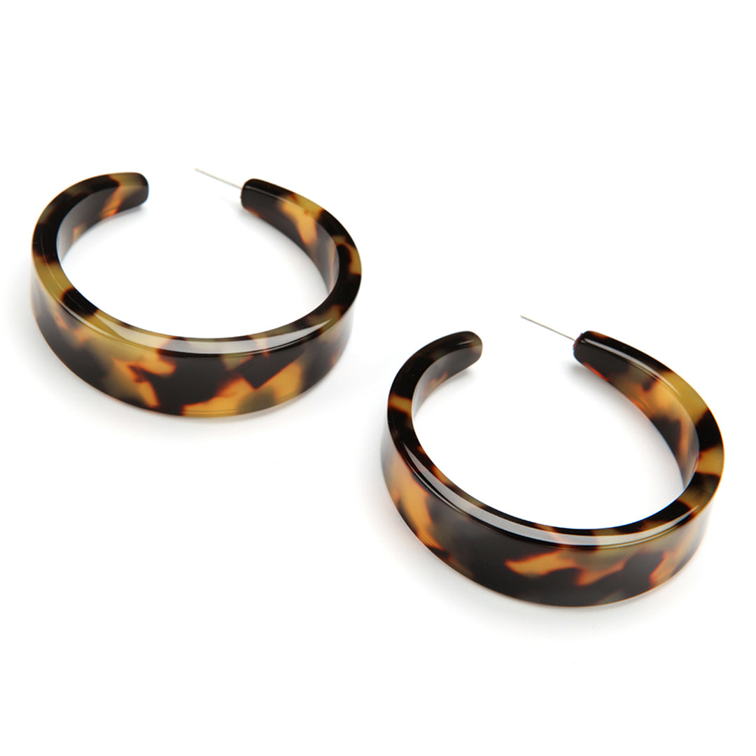 Pono Nicole Hoop Earring Tshell