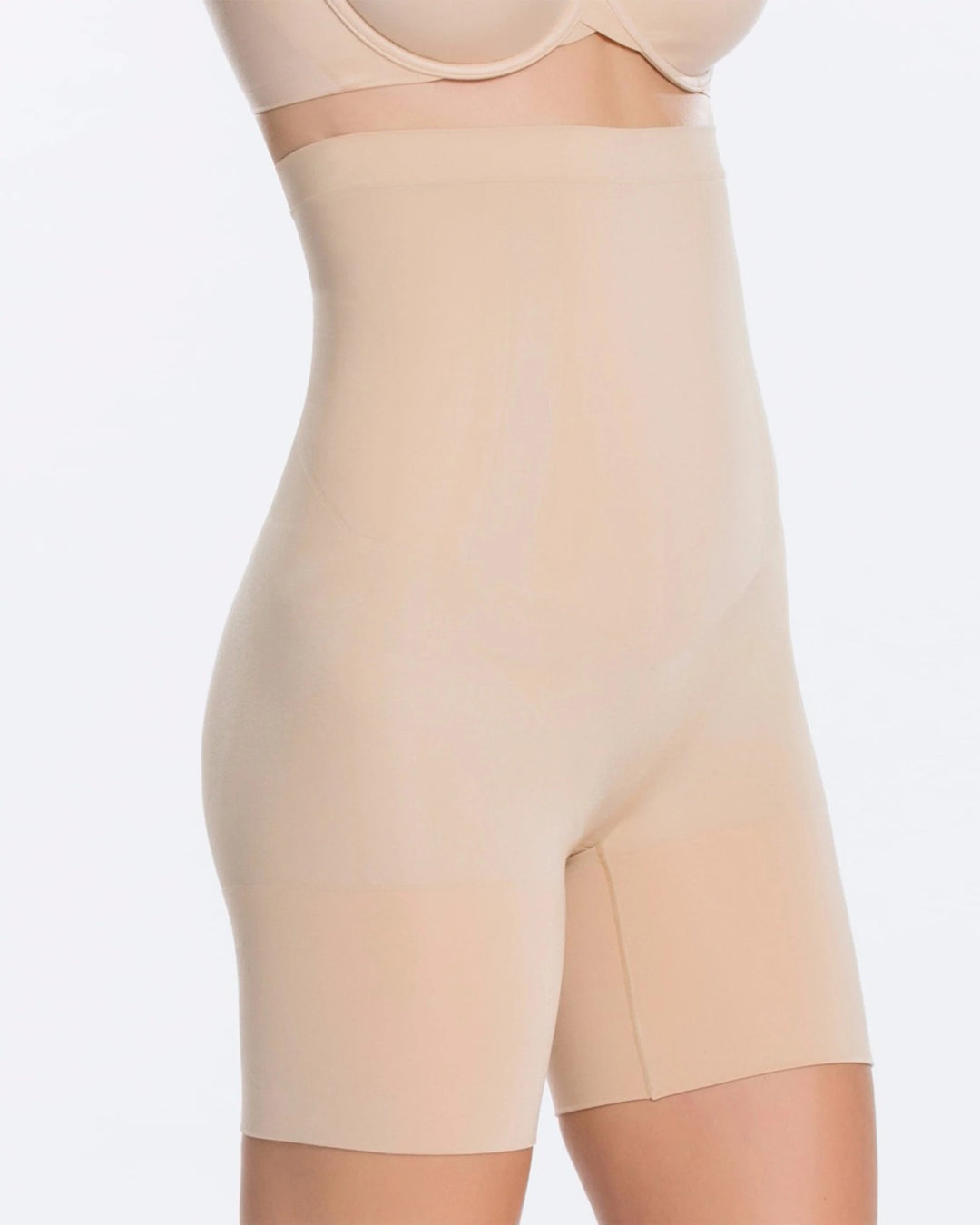 SPANX Shapewear for Women Oncore High-Waisted Mid-Thigh Short Soft beige XL  NEW