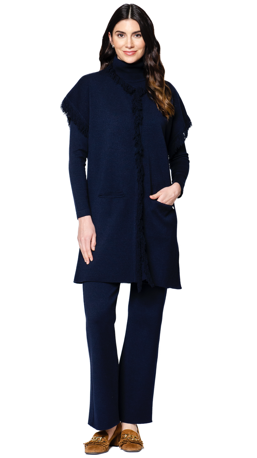 Paris Classic Turtleneck - Dark Navy