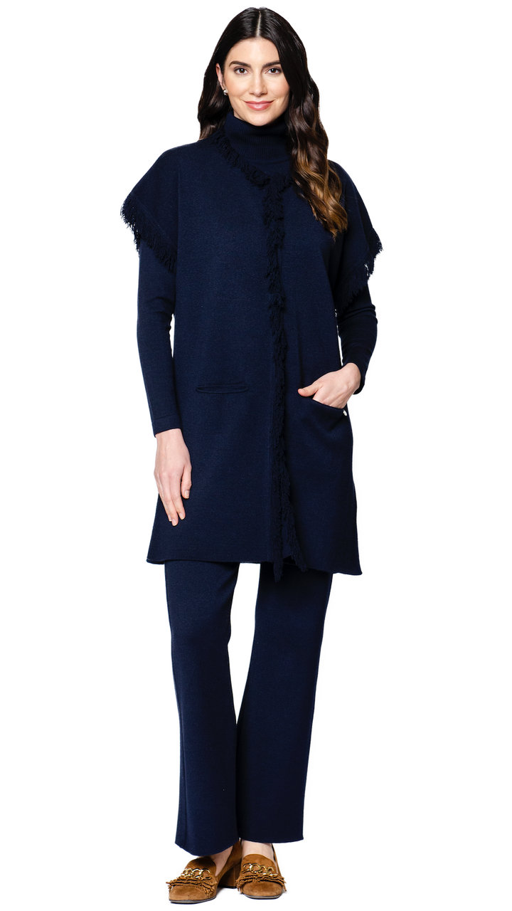 Paris Classic Turtleneck - Dark Navy